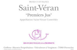 Guffens-Heynen Saint-Véran Premier Jus 2023 1.5L