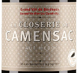 Camensac Haut-Médoc La Closerie de Camensac 2018