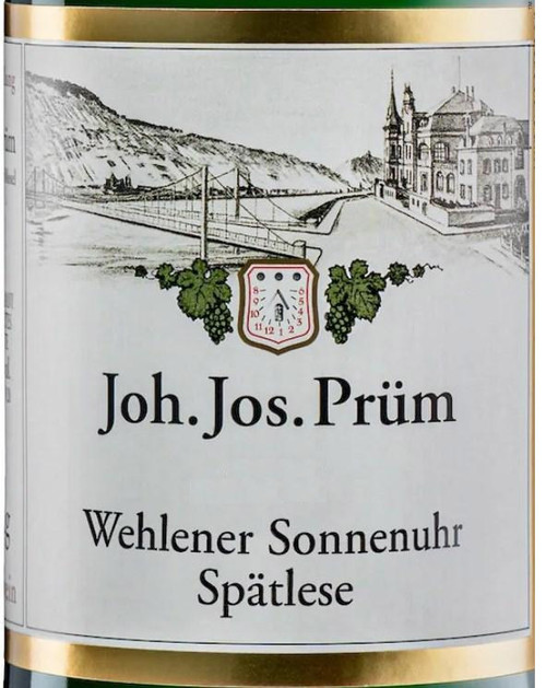Prüm/JJ Riesling Spätlese Wehlener Sonnenuhr 2024