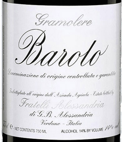 Fratelli Alessandria Barolo Gramolere 2021