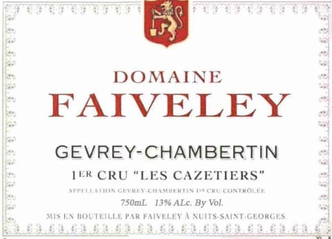 Faiveley Gevrey-Chambertin 1er cru Cazetiers 2024