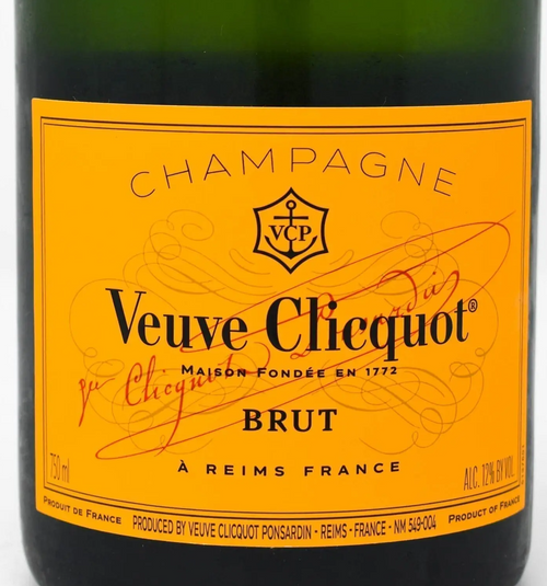 Veuve Clicquot Brut Champagne Reserve Cuvée (Yellow Label) NV