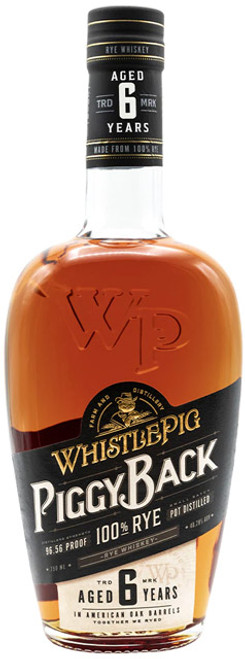 WhistlePig Farm PiggyBack Straight Rye Whiskey 6 Year Old