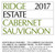Ridge Cabernet Sauvignon Santa Cruz Mtns. Estate Vineyard 2017