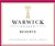 Warwick Estate Reserve Simonsberg-Stellenbosch 2017