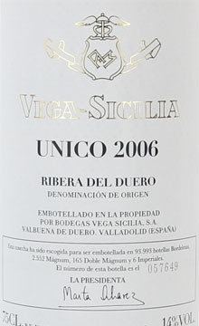 Vega Sicilia Único Ribera del Duero 2006 - Woodland Hills Wine Company