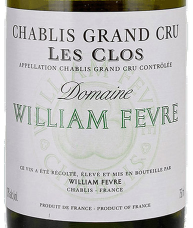 Fèvre/William Chablis Les Clos Grand Cru 2012 - Woodland