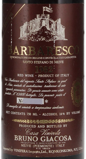 ワイン Barbaresco 2009 Bruno Giacosa Barbaresco 2009 Bruno Giacosa ワイン
