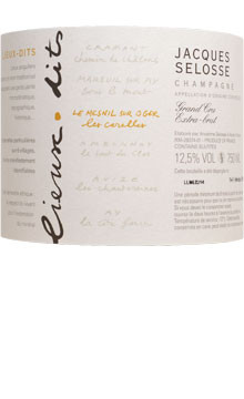 Selosse Extra Brut Blanc de Blancs Les Carelles Mesnil sur Oger NV