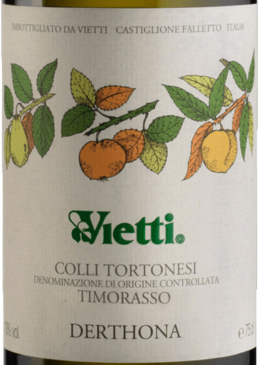 Vietti Timorasso Colli Tortonesi Derthona 2020 - Woodland Hills