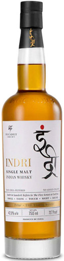 Indri Trini-The Three Wood Single Malt Indian Whisky - Woodland