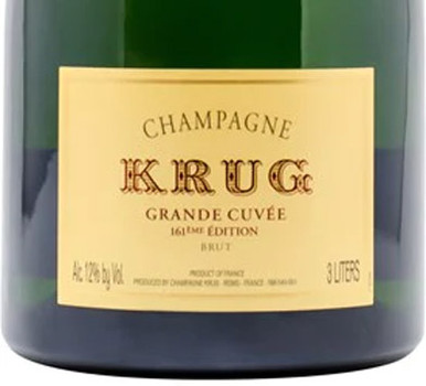 Krug, Champagne Grande Cuvee 161st Edition, NV (3L)