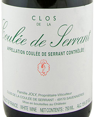 あおいさん専用Clos de la Coulée de Serrant 2019 Joly Savennières-Coulée de Serrant Clos de la Coulée de Serrant
