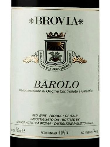 BROVIA BAROLO 2019ブロビアバローロ Brovia Barolo 2019 750ml - Buy online at SaratogaWine.com