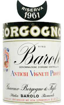 Borgogno Barolo Riserva 1961 700ml - Woodland Hills Wine Company