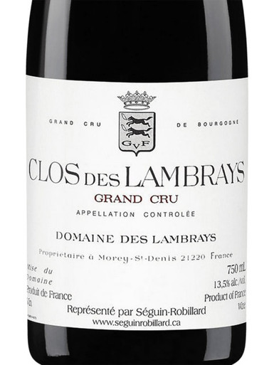 Lambrays Clos des Lambrays Grand Cru 2021 - Woodland Hills Wine