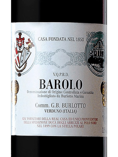 G.B. Burlotto Barolo 2020 - Woodland Hills Wine Company