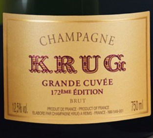 Krug Brut Champagne Grande Cuvée Edition 172 NV - Woodland Hills 