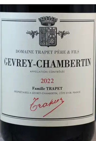 Trapet Gevrey-Chambertin Cuvée Ostrea 2022 - Woodland Hills Wine