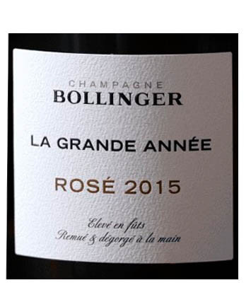 Bollinger Brut Rosé Champagne La Grande Année 2015 - Woodland