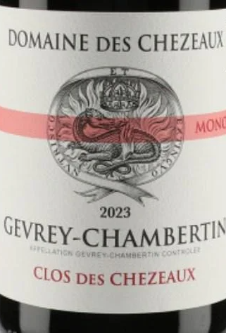 ワイン Gevrey-Chambertin Clos des Chezeaux 1998 Domaine des Chézeaux Gevrey-Chambertin Clos des Chézeaux monopole