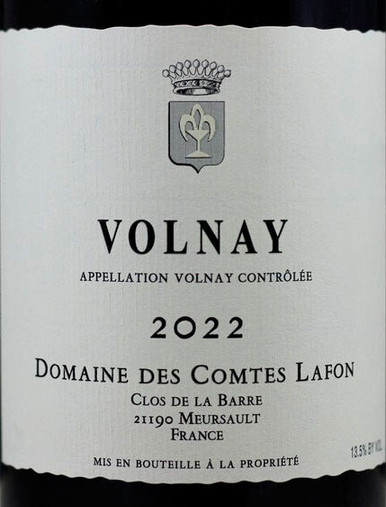 Comtes Lafon Volnay 2022 - Woodland Hills Wine Company