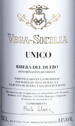 Vega Sicilia Único Ribera del Duero 2016 - Woodland Hills Wine Company