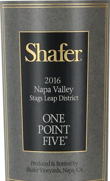 Shafer Cabernet Sauvignon Napa Valley One Point Five 2016