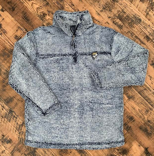 SKULL & CROWN YOUTH SHERPA PULLOVER