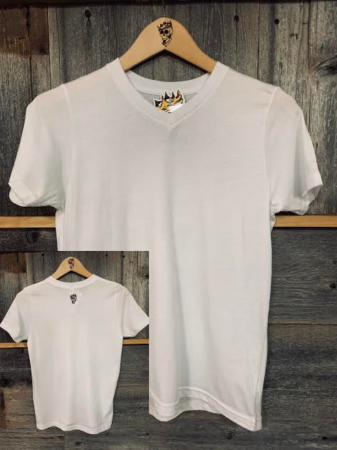 SKULL & CROWN  YOUTH  V- NECK