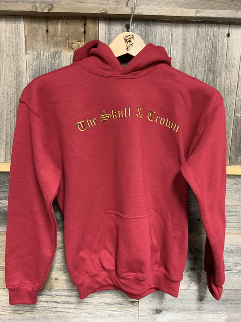 SKULL & CROWN YOUTH HOODIE