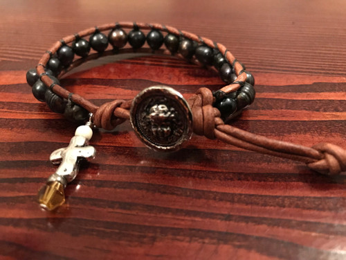HAND MADE BEADED BRACELET $125.00