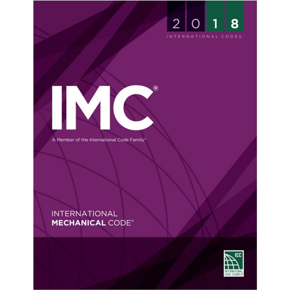 2018 International Mechanical Code 9781609837433 Contractor Resource
