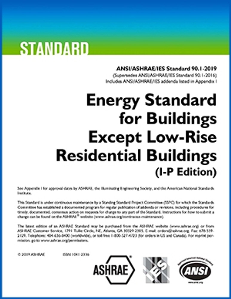 ashrae 90.1 standard relates to energy efficiency for: