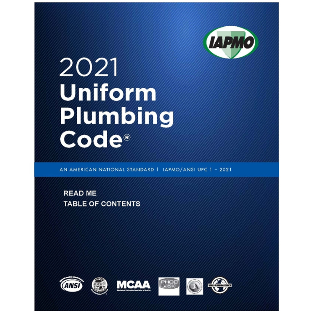 2021 Uniform Plumbing Code 9781944366476 Contractor Resource