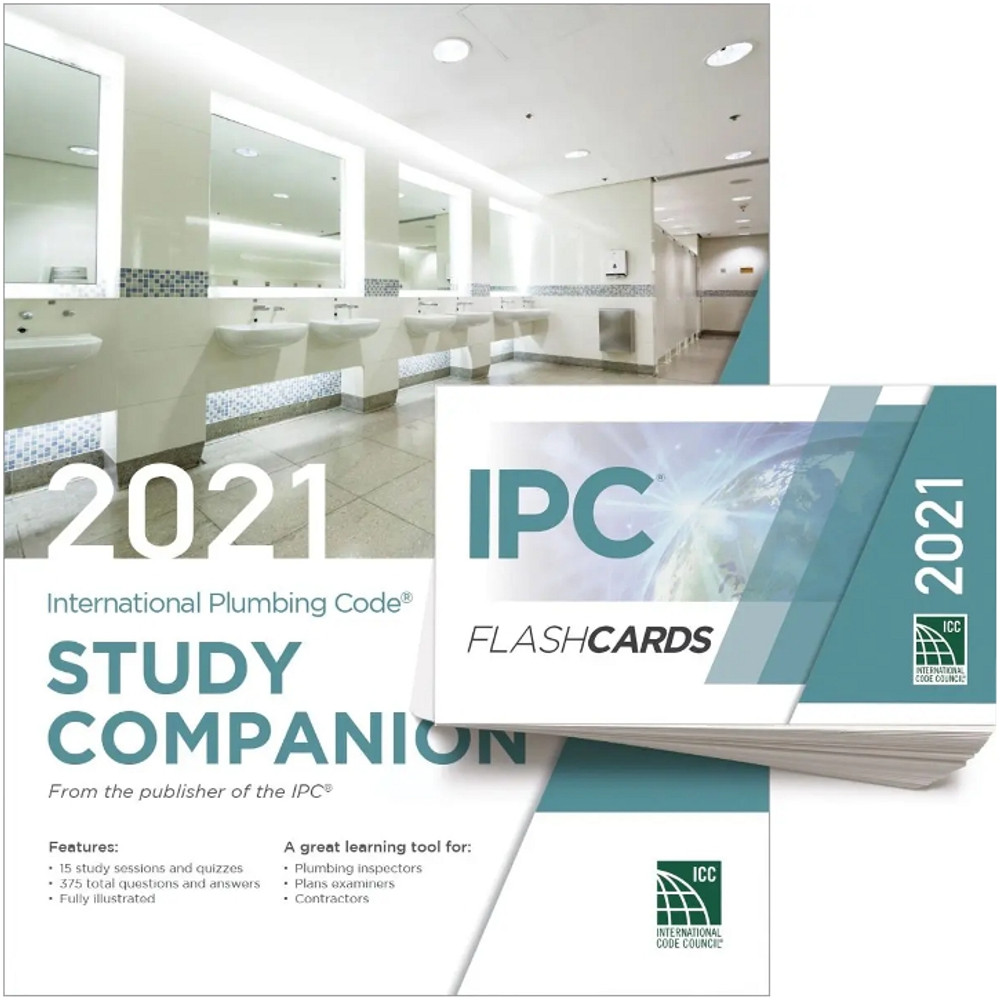 2021 International Plumbing Code Study Companion and Flash Card Set