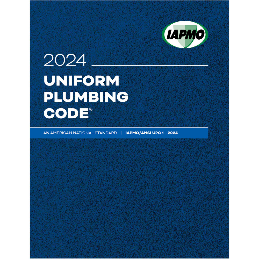 2024 Uniform Plumbing Code 9781944366919 Contractor Resource
