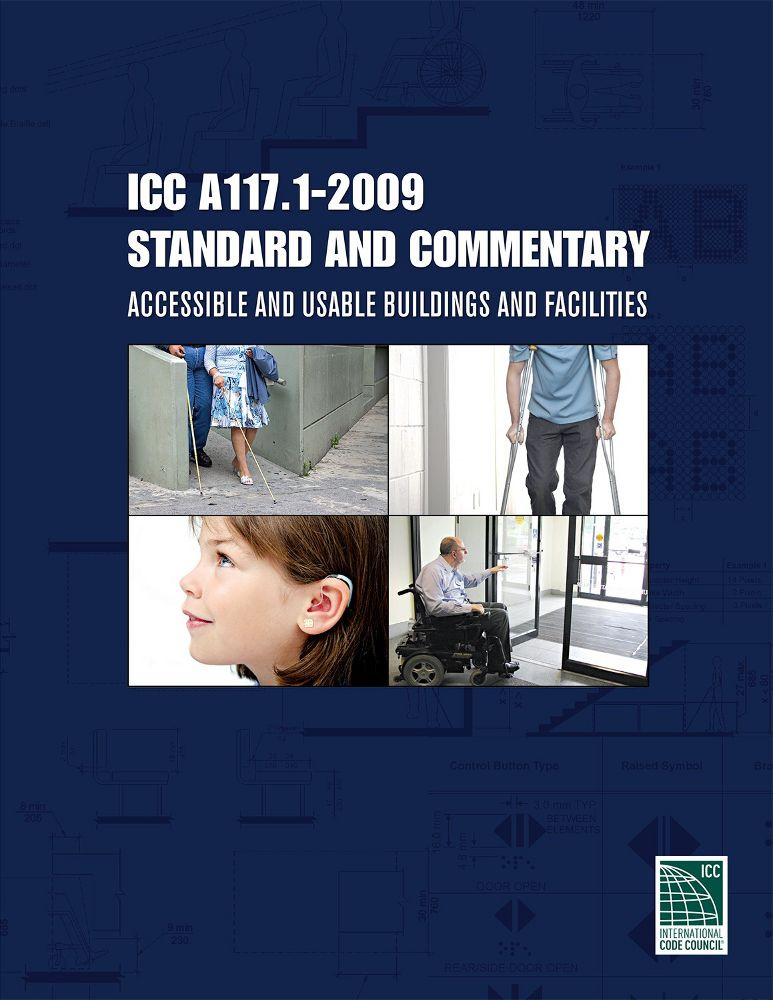 Icc a117 1 2009 standard and commentary 9781609834081 contractor
