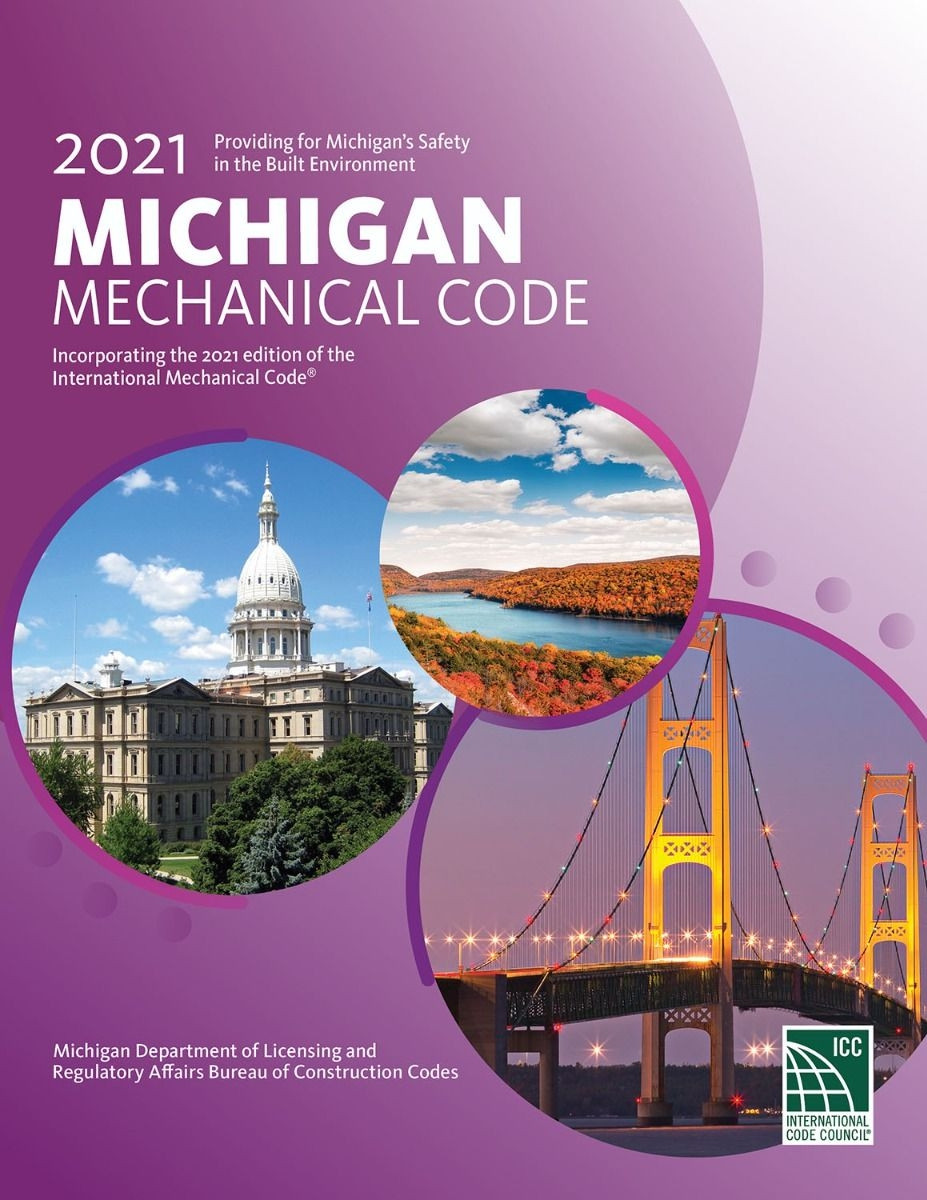 2021 Michigan Mechanical Code - 9781955636742 | Contractor Resource