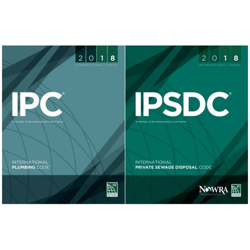 2018 International Plumbing Code and International Private Sewage Disposal Code Set