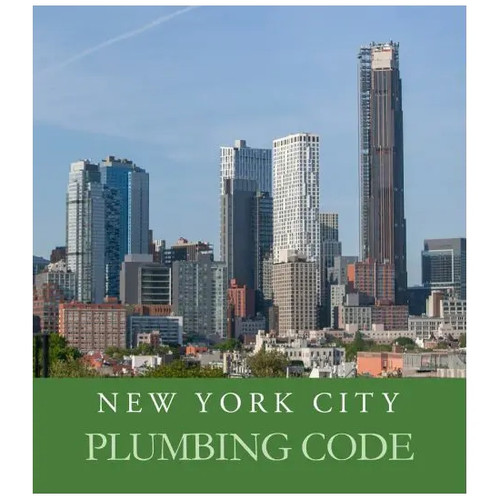 2022 New York City Plumbing Code - ISBN#9781958581209