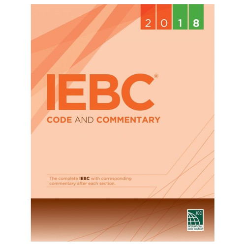 2018 IEBC Code and Commentary - ISBN#9781609837730