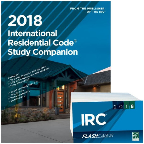 2018 International Residential Code Study Companion and Flash Card Set