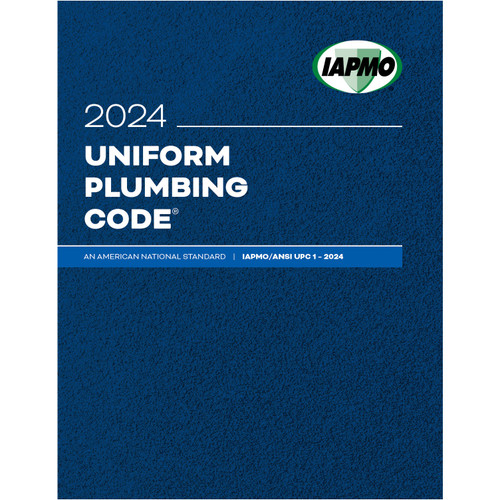 2024 Uniform Plumbing Code