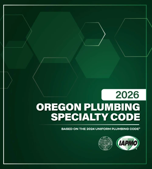 2026 Oregon Plumbing Specialty Code