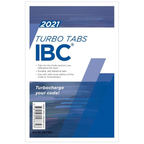 2021 IECC Turbo Tabs - 9781952468407 | Contractor Resource