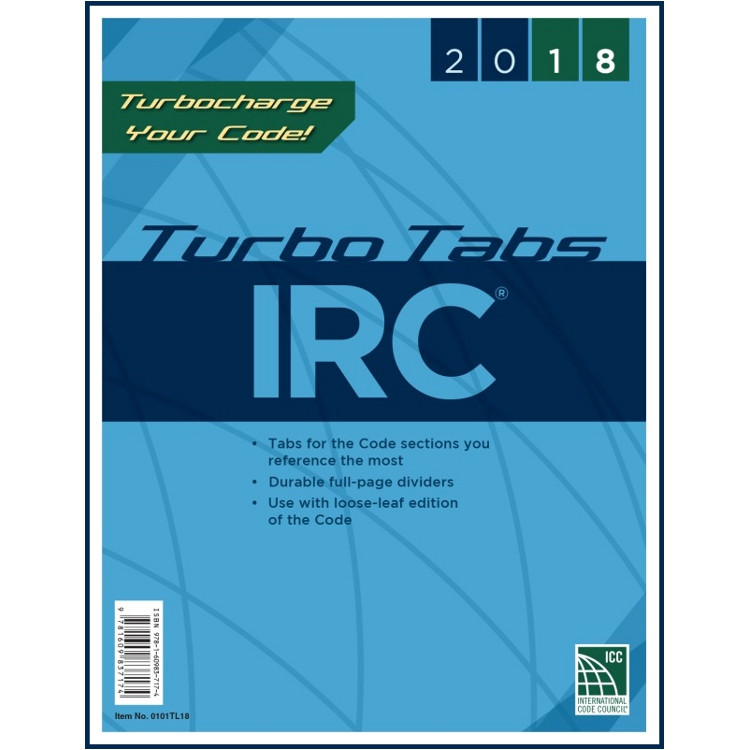 2018 IRC Turbo Tabs (Looseleaf)