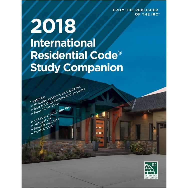 2018 International Residential Code Study Companion - ISBN#9781609837938
