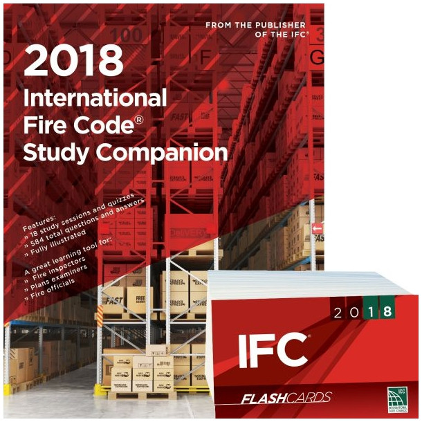 2018 International Fire Code Study Companion and Flash Card Set