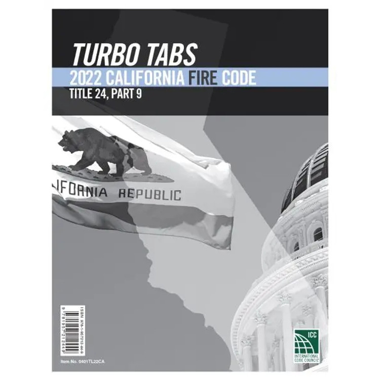 2022 California Fire Code Turbo Tabs-ISBN#9781957212449